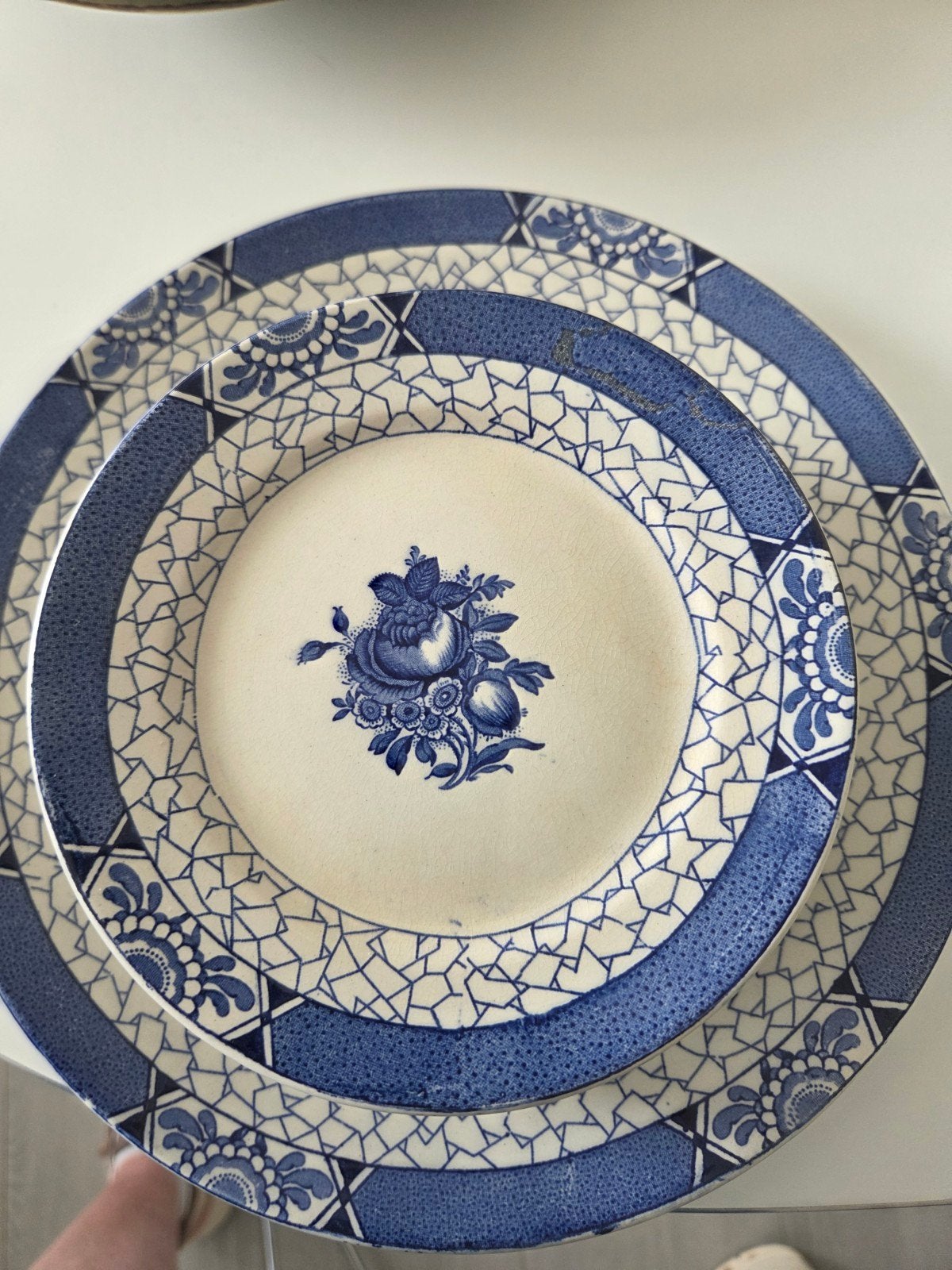Adams "Juliet" gebakschotels - set van 11, Antiek en Kunst, Antiek | Servies los, Ophalen