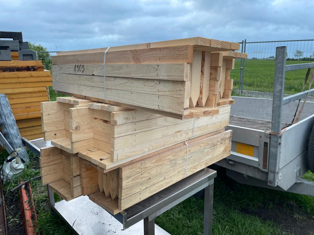 Vuren bekisting bruggen 1000 mm breed, Ophalen, Nieuw