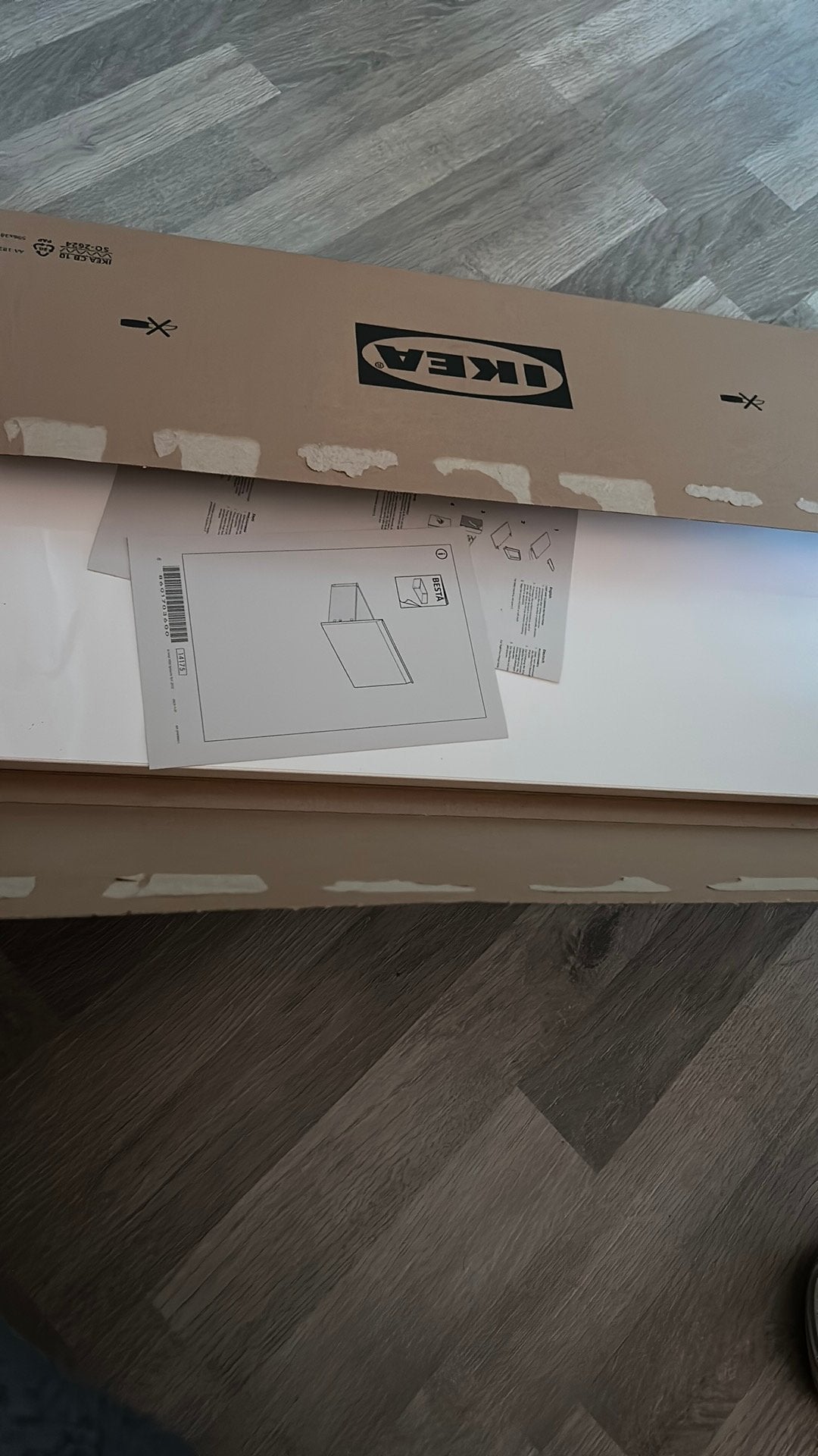 Hooglans witte deur/ ladefronten Ikea selsviken, Ophalen, Zo goed als nieuw, Minder dan 150 cm, Minder dan 100 cm