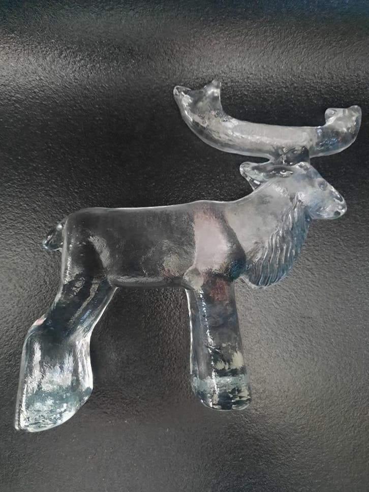 Kosta Boda rendier - eland . Bertil Vallien , Zoo-serie, Ophalen of Verzenden, Zo goed als nieuw, Dier