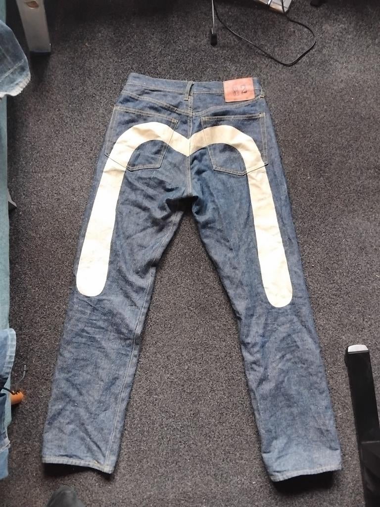 Evisu jeans, Ophalen of Verzenden, Blauw, W33 - W34 (confectie 48/50)