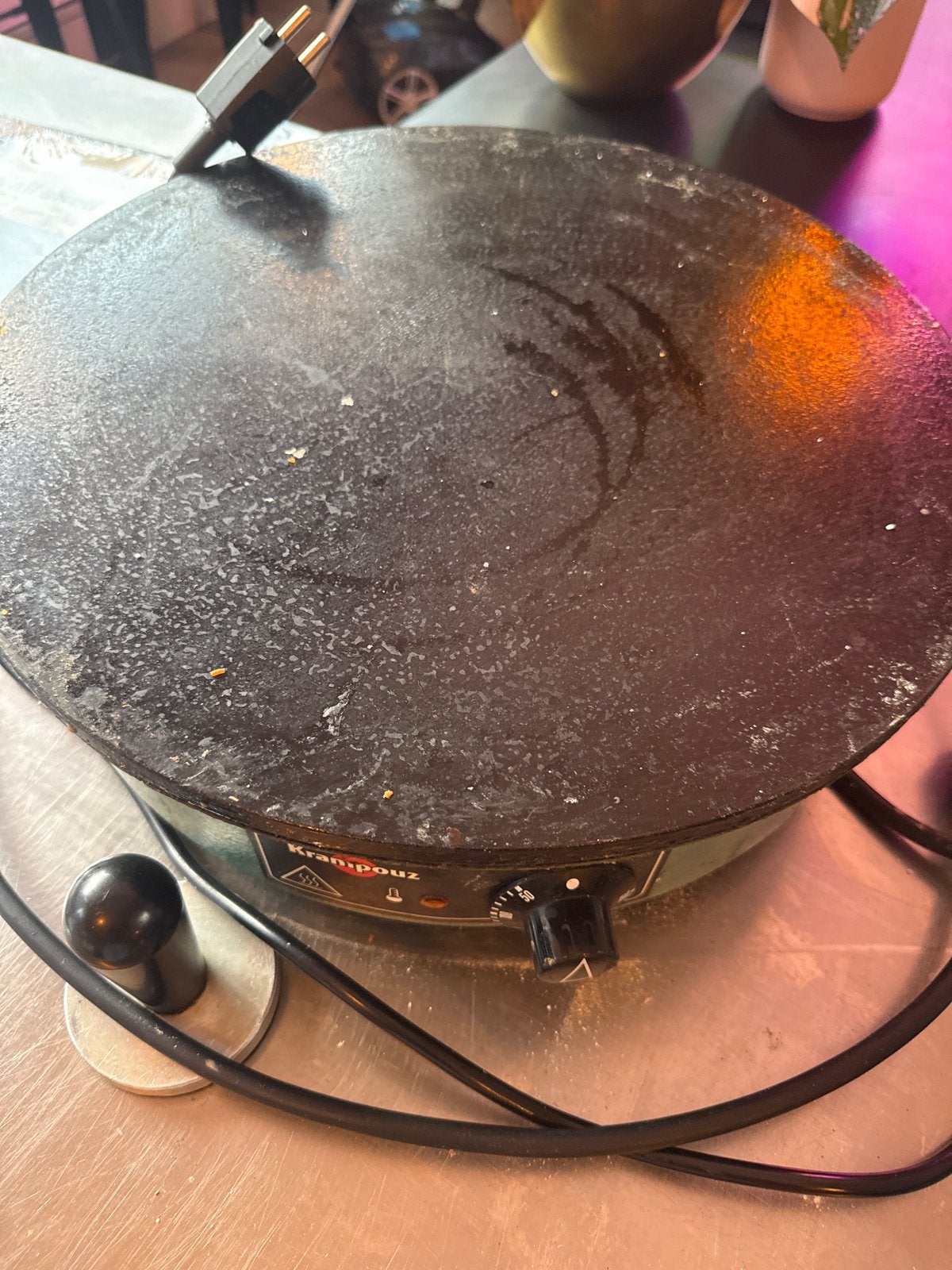 Professionele Krampouz Crêpeplaat - Gebruikt, Ophalen, Gebruikt