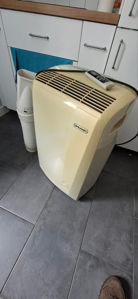 Mobiele airco De’Longhi PAC N81 werkt prima, Witgoed en Apparatuur, Airco's, Ophalen, Gebruikt, Minder dan 60 m³, 3 snelheden of meer