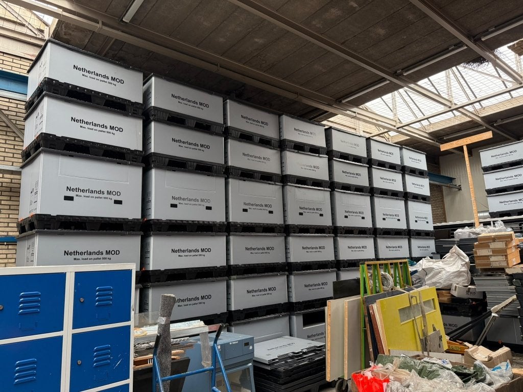 opvouwbare palletbox palletbak magazijnbak per stuk