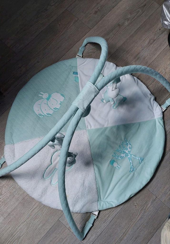 Nijntje Speelkleed met Speelboog - Turquoise/Wit (85x85 cm), Kinderen en Baby's, Speelgoed | Speelkleden, Ophalen, Gebruikt