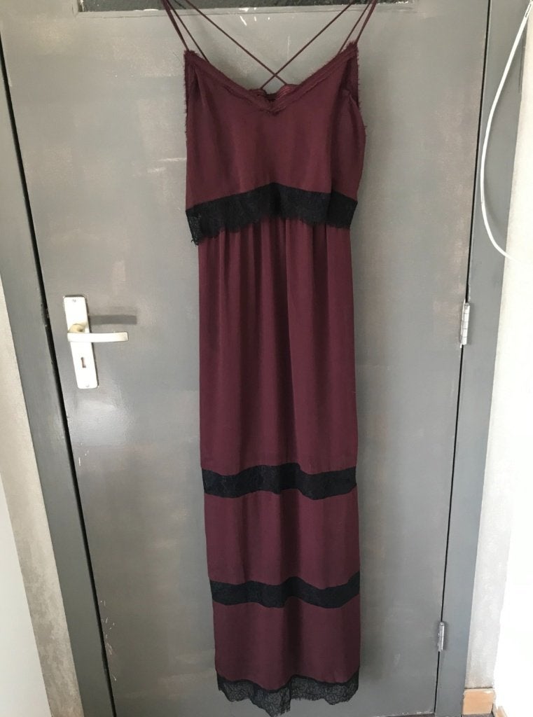 Lange Jurk, Kleding | Dames, Jurken, Overige kleuren, Ophalen of Verzenden, Zo goed als nieuw, Maat 36 (S)