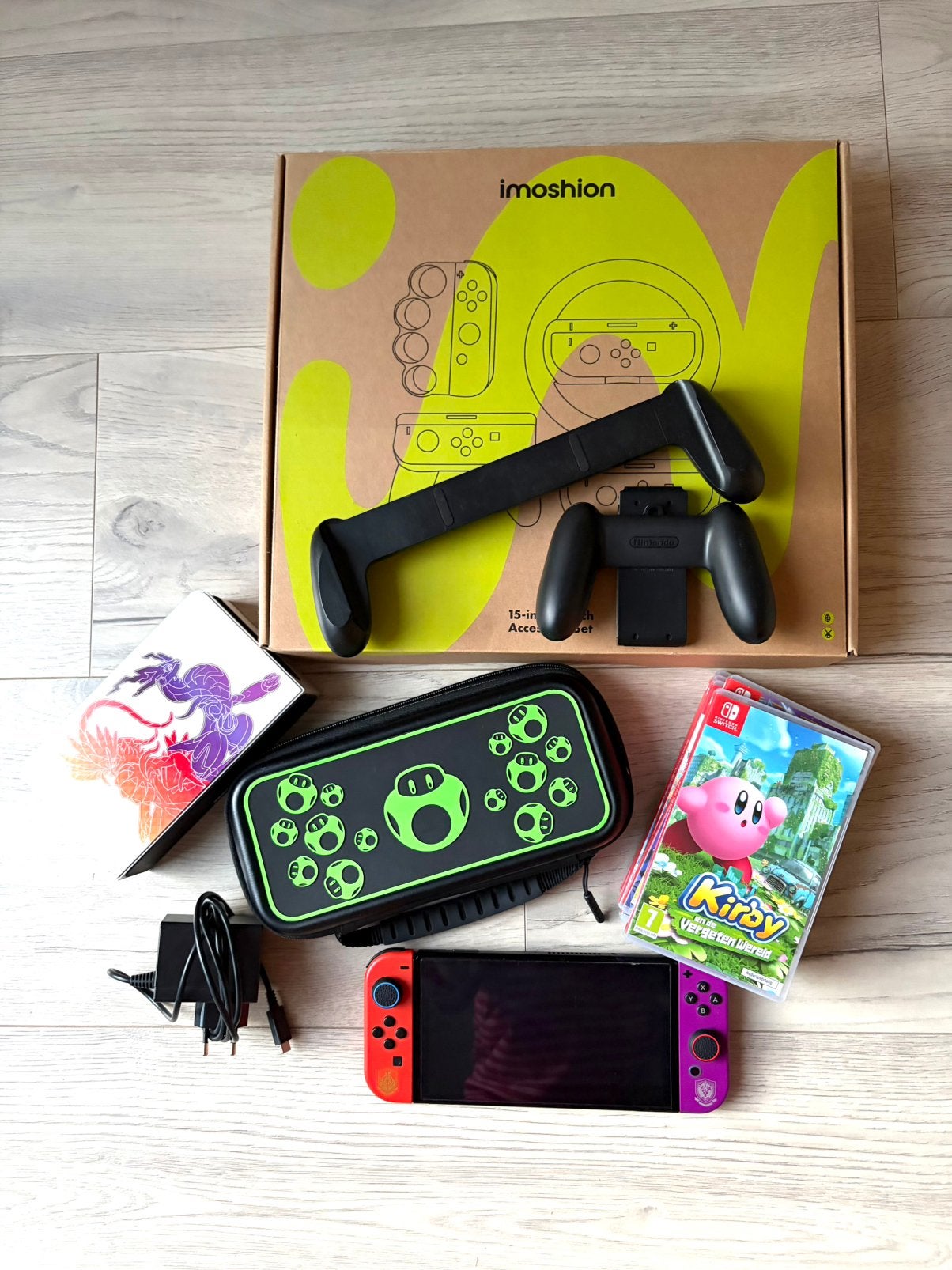 Nintendo switch compleet met extra’s, Ophalen, Zo goed als nieuw, Met 2 controllers, Switch Original