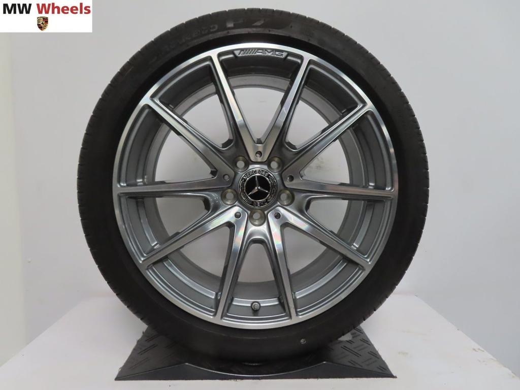 Originele Mercedes AMG 19 inch velgen E W213 met zomerbanden, Auto-onderdelen, 19 inch, 245 mm, -, -