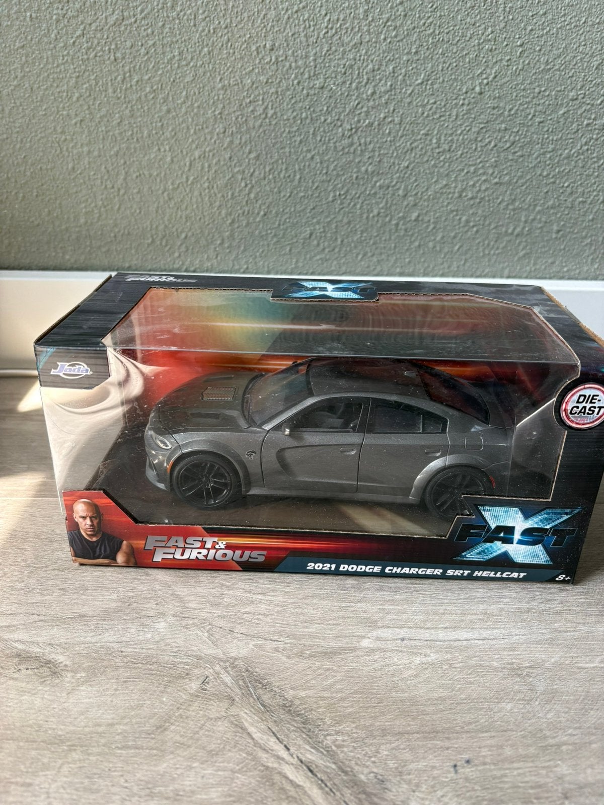 Dodge Charger SRT Hellcat 2021 1:24 Fast & Furious Jada, Hobby en Vrije tijd, Modelauto's | 1:24, Ophalen of Verzenden, Zo goed als nieuw
