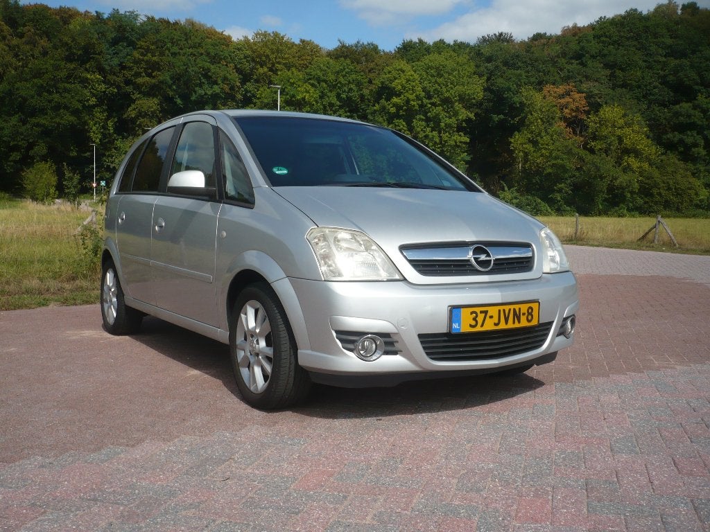Opel Meriva 1.6 16V COSMO 77KW 2009 Clima, Voorwielaandrijving, 15 km/l, 4 cilinders, Leder en Stof