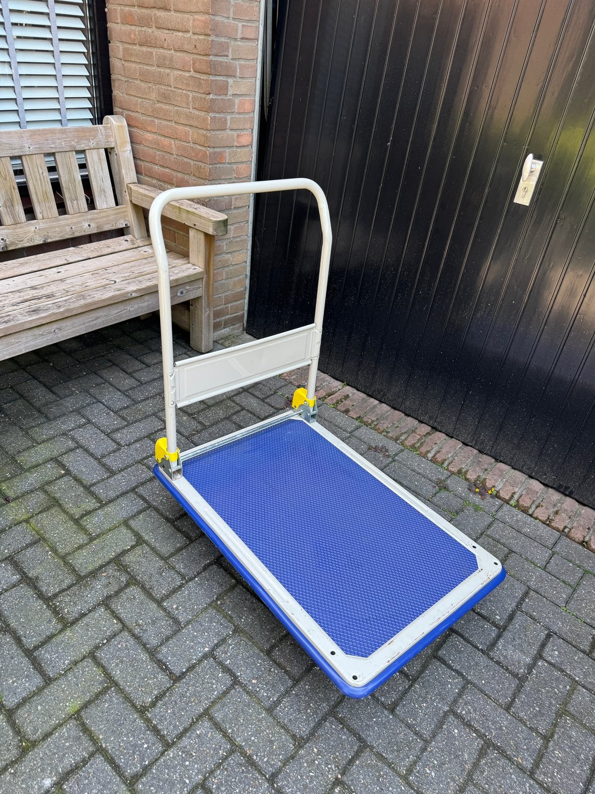 Prestar plateauwagen / transportwagen - 300kg - ZGAN, Doe-het-zelf en Verbouw, Transportwagens, 100 liter of meer, Ophalen, Zo goed als nieuw