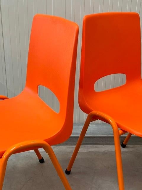 Oranje eettafelstoelen WK 2026 stapelstoelen kuipstoelen, Twee, Overige kleuren, ., Nieuw
