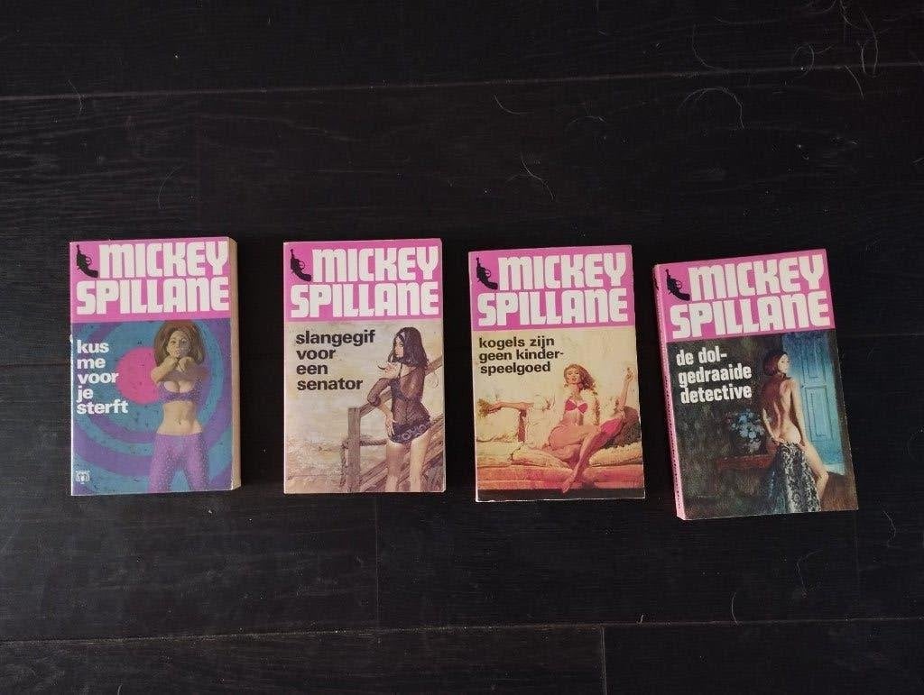 (3) Boeken opruiming gratis Mickey Spillane, Boeken, Ophalen, Gelezen