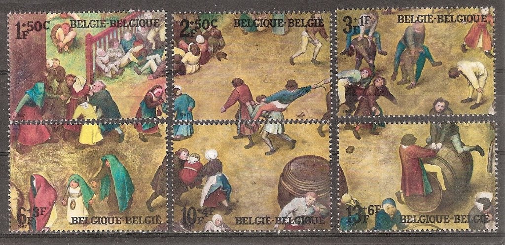 België, Solidariteit, Breughel, 1967., Ophalen of Verzenden, Postfris