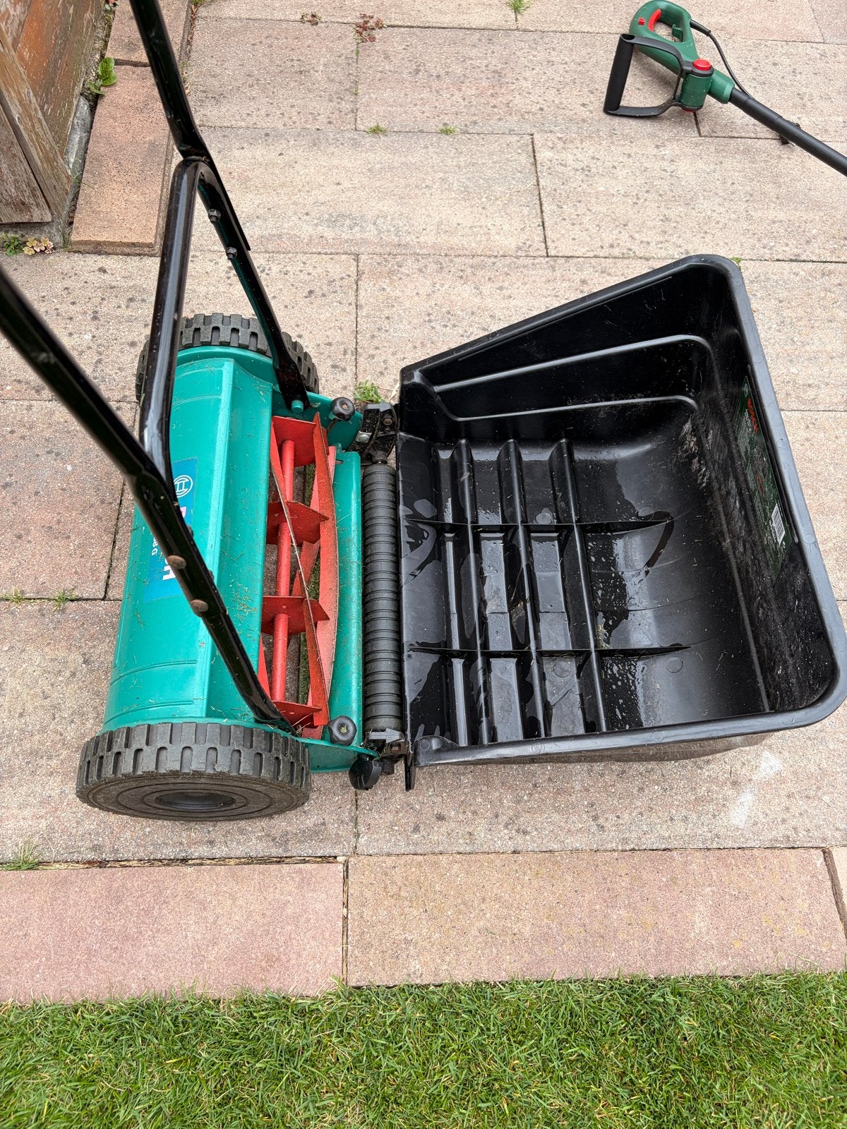 Bosch AHM 38 C Handgrasmaaier met opvangbak, Ophalen, Gebruikt, Handgrasmaaier, Opvangbak