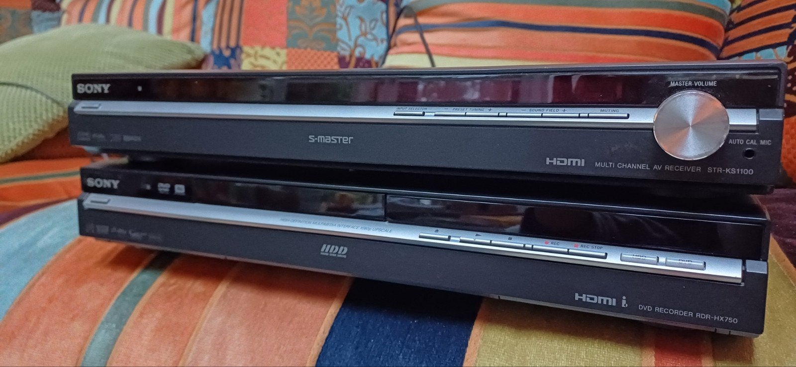 Sony Home Cinema (HDMI) HT-SF1100 / DVD Recorder HDR-HX750, Ophalen, 70 watt of meer, Zo goed als nieuw, 5.1-systeem