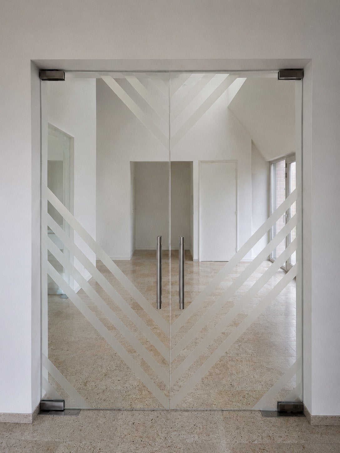 Luxe glazen dubbele binnendeuren 95 x 235, Huis en Inrichting, Woonaccessoires | Spiegels, Ophalen, Rechthoekig, 200 cm of meer