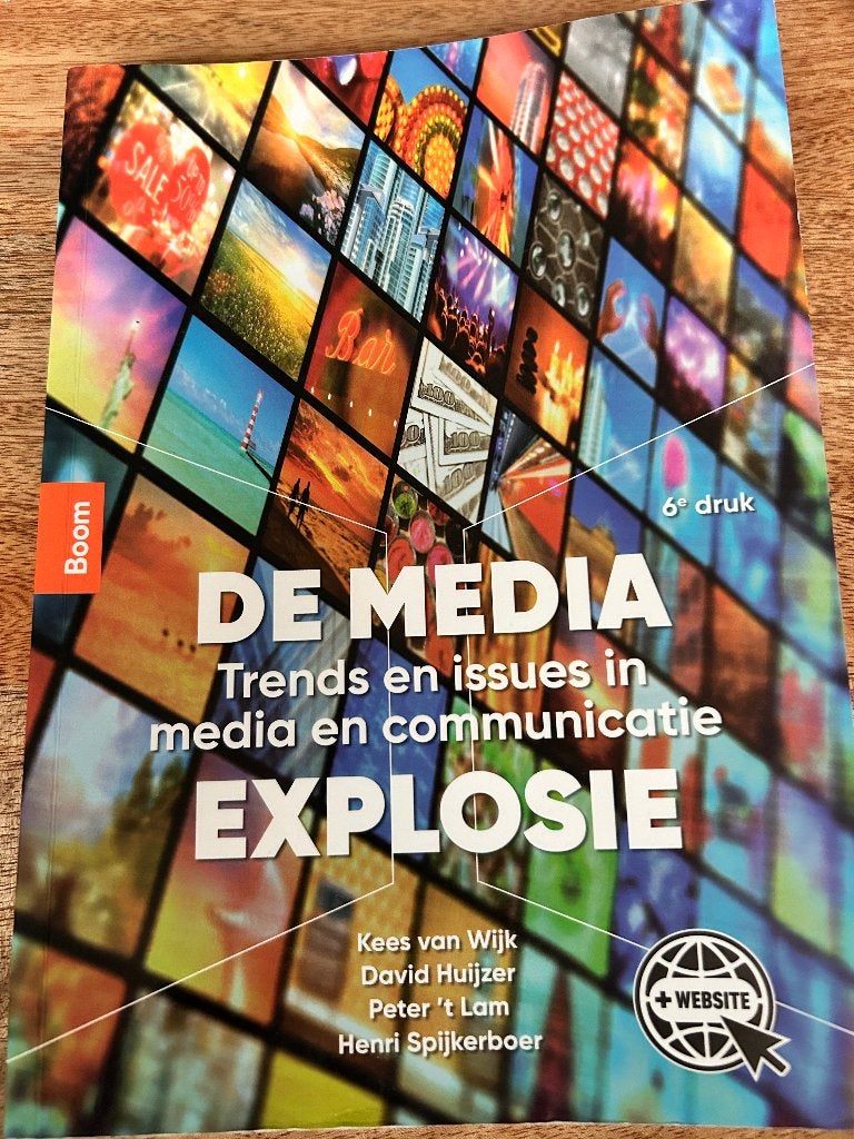 De media explosie 6e druk, Ophalen, Kees van wijk, HBO, Zo goed als nieuw