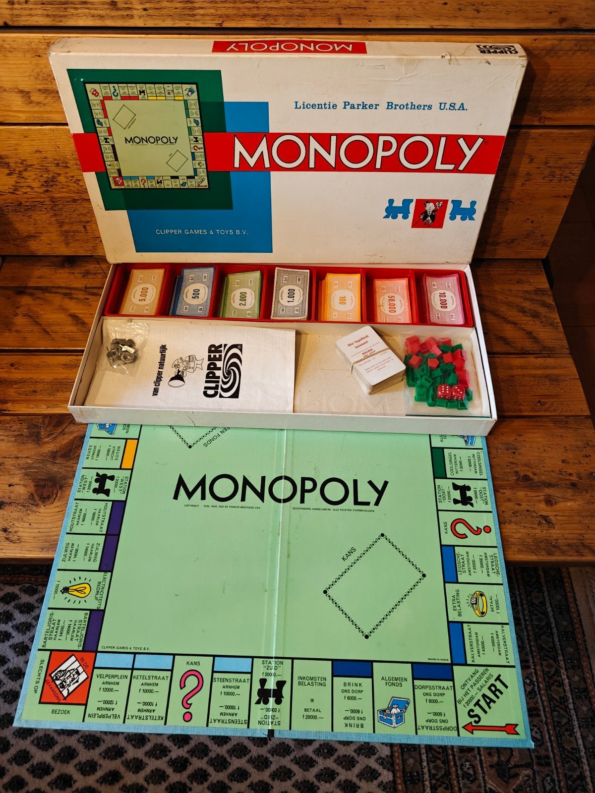 3 X Monopoly vintage., Ophalen of Verzenden, Clipper., Clipper., Parker Brothers.
