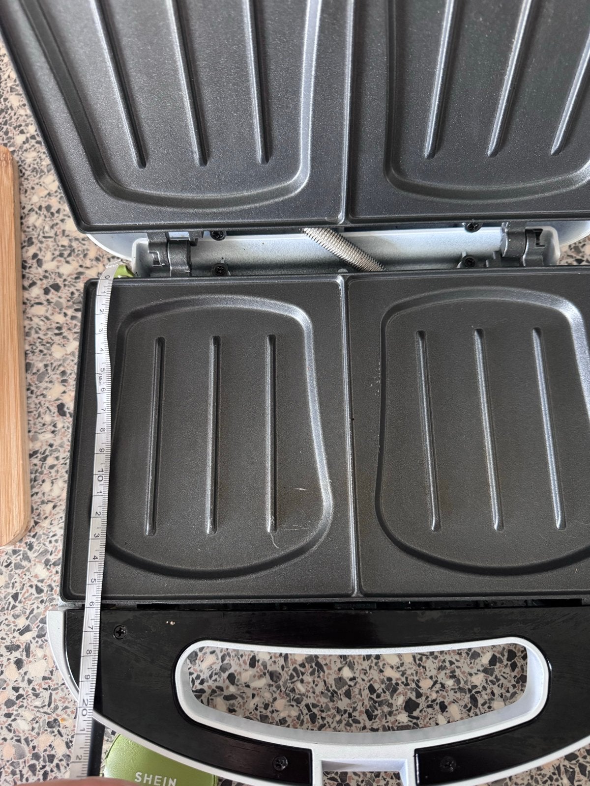 Bourgini tosti-ijzer / sandwichmaker, Ophalen, Gebruikt