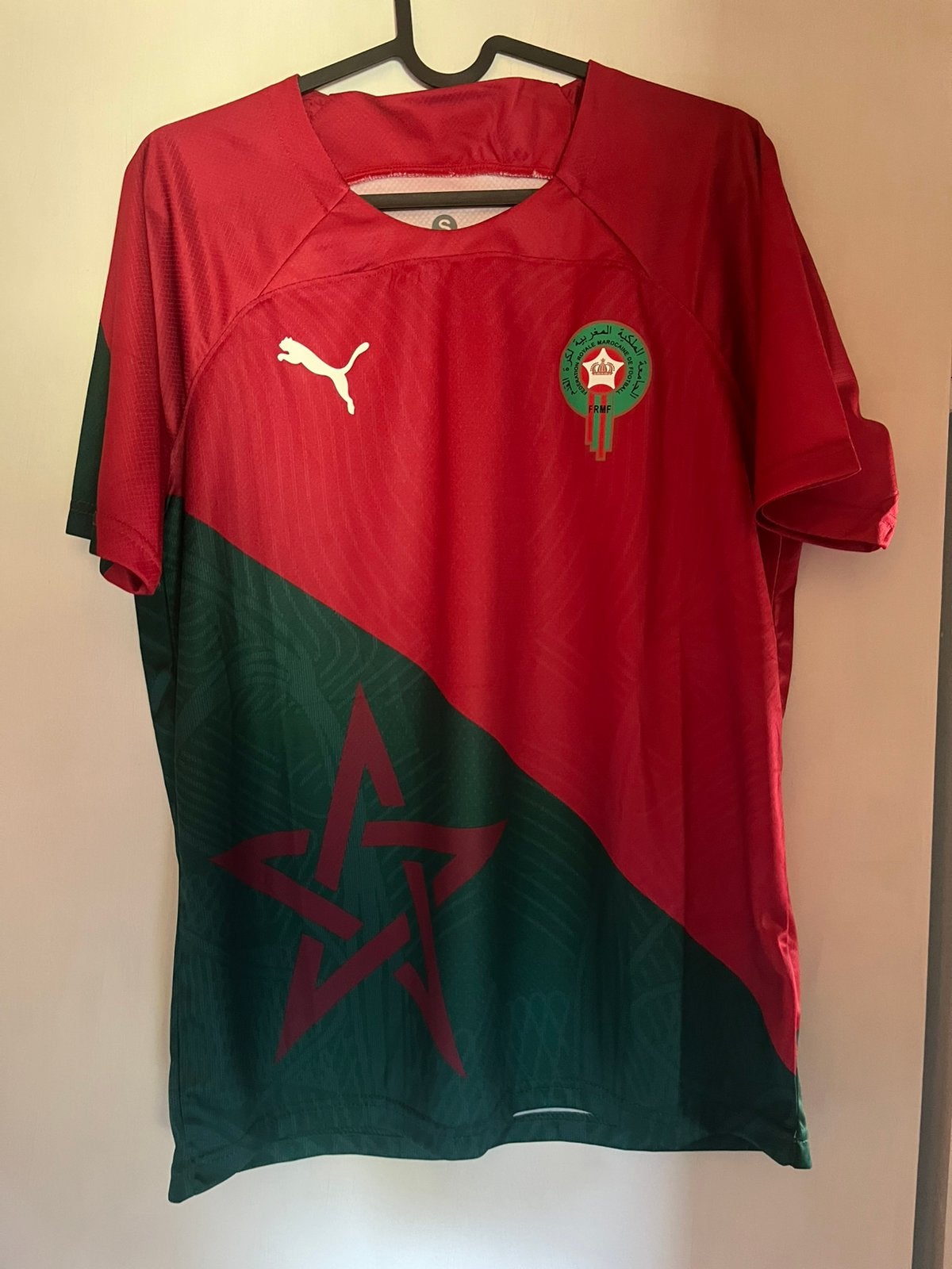 Marokko voetbalshirt, Maat S, Verzenden, Nieuw, Shirt