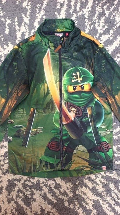 Lego Wear Ninjago softshell jas maat 140, Gebruikt, Lego Wear, Ophalen of Verzenden, Jongen