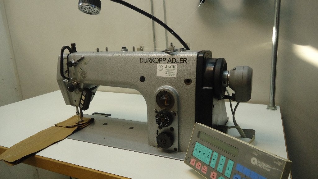 Industrie Naaimachine Durkopp Adler Dubbel Trs. Volauitomaat, Overige merken, Gebruikt, Ophalen of Verzenden, Naaimachine