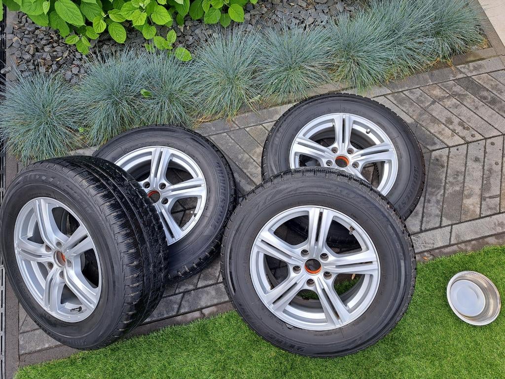 16 inch velgen met banden 215/65R16 112x5, Auto-onderdelen, Banden en Velgen, Ophalen, 16 inch, 215 mm, Zomerbanden