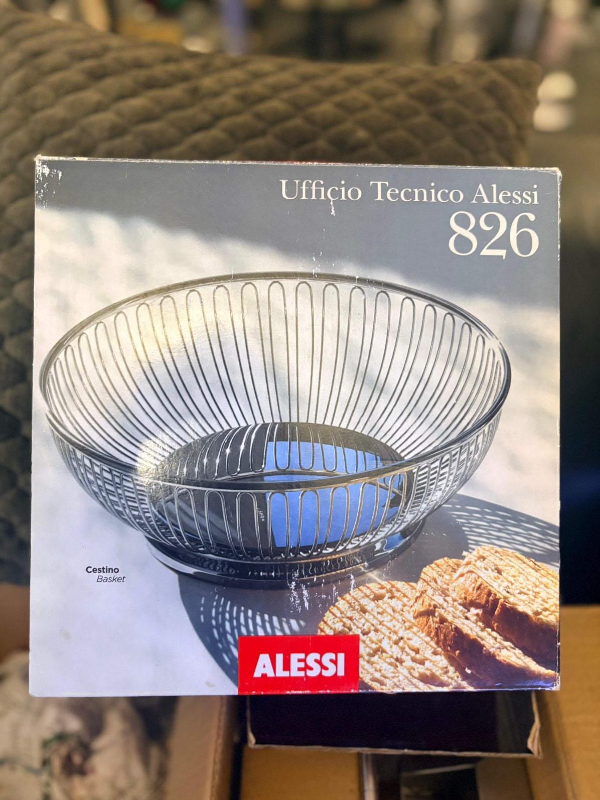 Nieuw Alessi 826 draadmand, ontworpen door Ufficio Tecnico, Ophalen of Verzenden, Nieuw