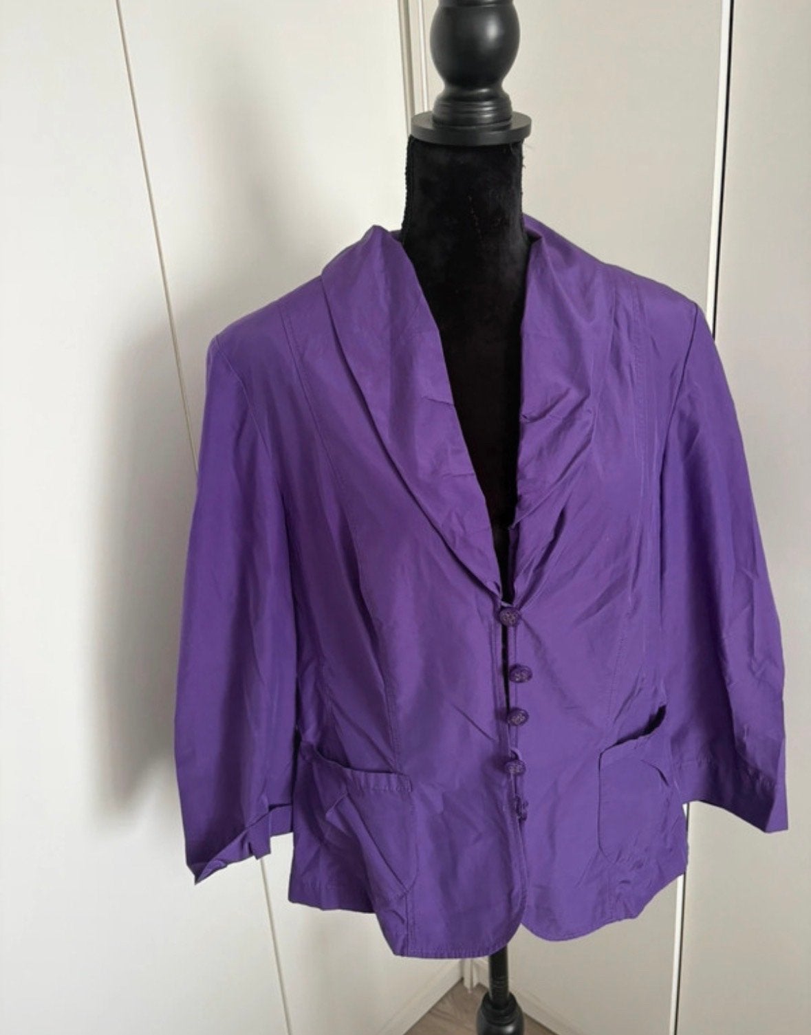 Paarse blazer van Gerry Weber - Maat 44, Paars, Maat 42/44 (L), Ophalen of Verzenden, Zo goed als nieuw