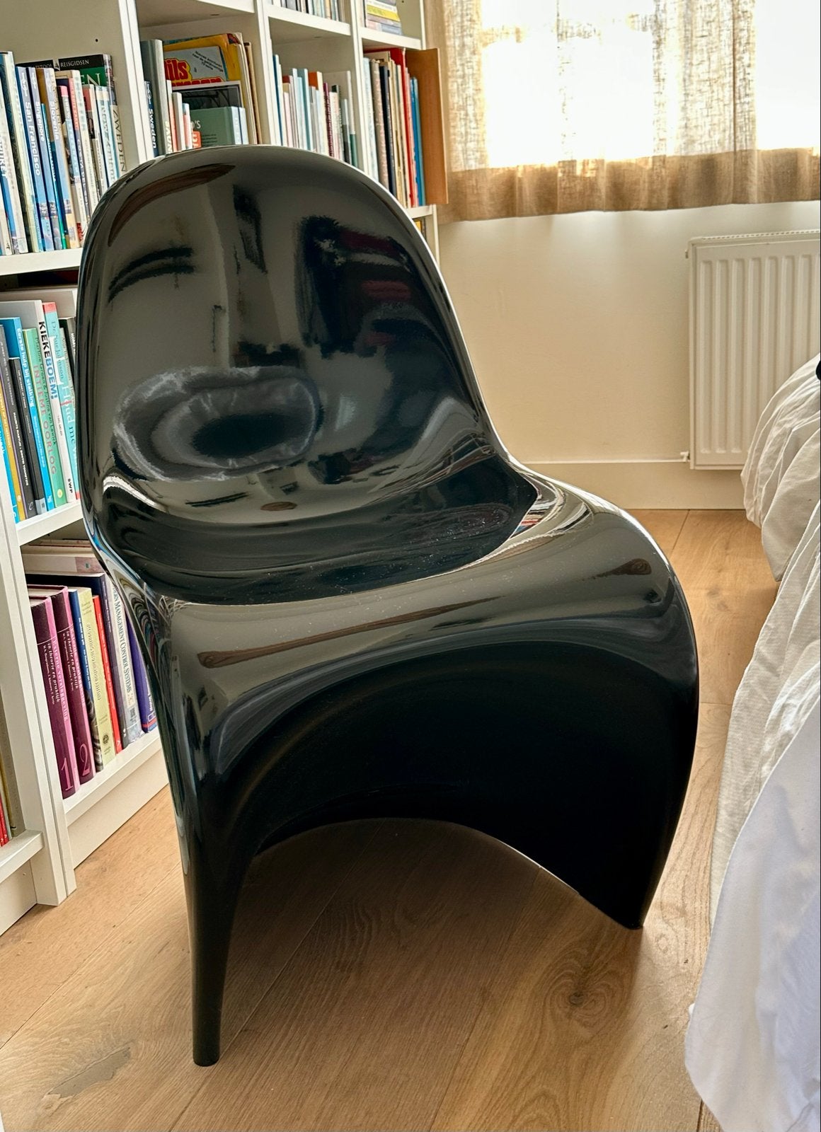 Vitra Panton Chair Classic - Zwart -, Ophalen, Kunststof, Gebruikt, Zwart