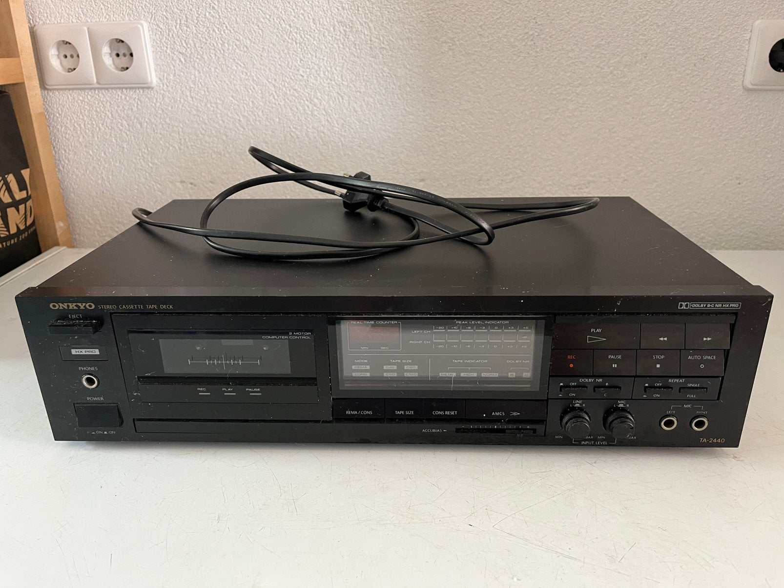 Onkyo stereo cassette tape deck, Ophalen, Gebruikt