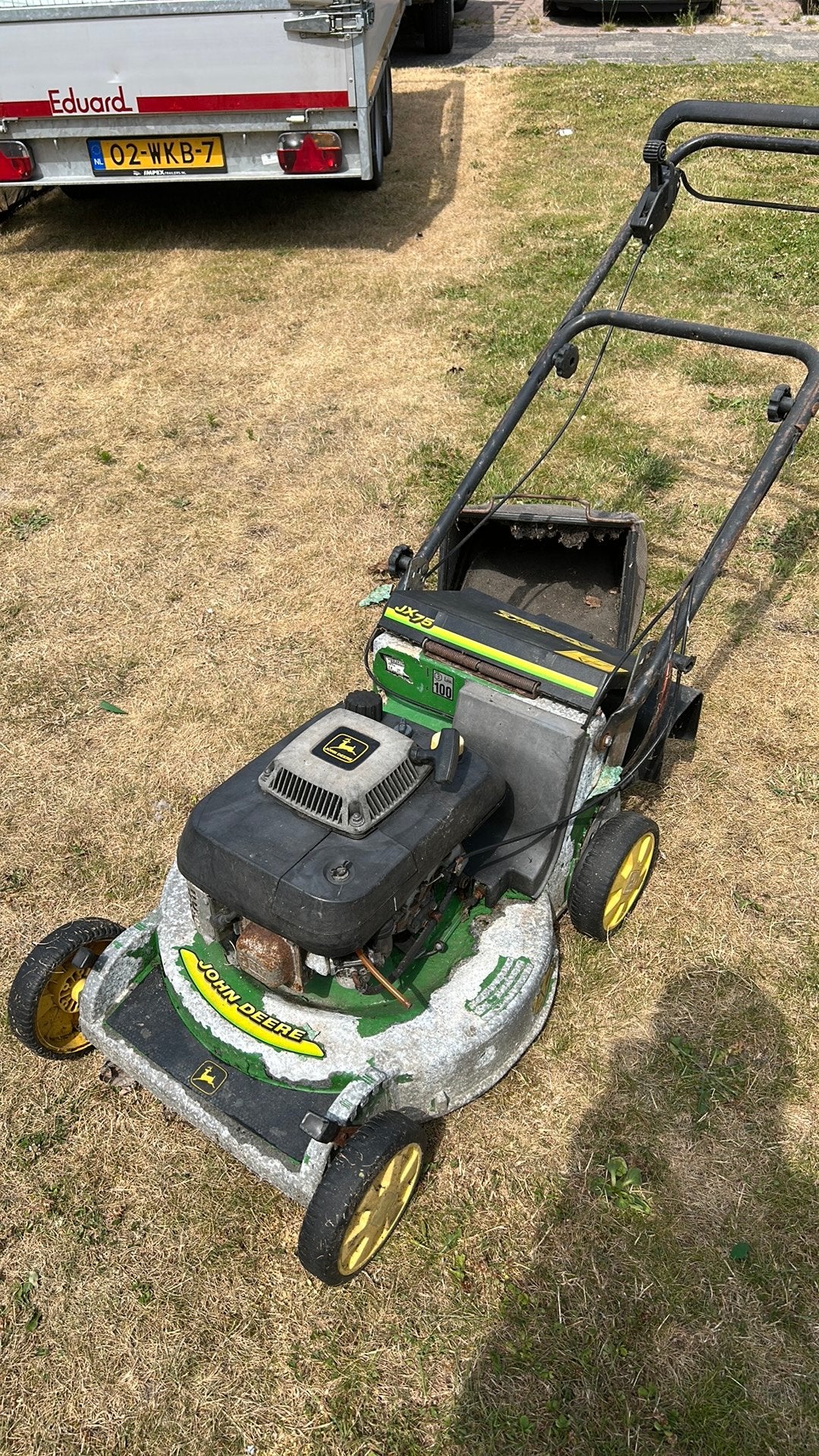John deere jx75 - opknapper - zsm ophalen, Tuin en Terras, Grasmaaiers, Ophalen, Gebruikt, 50 cm of meer