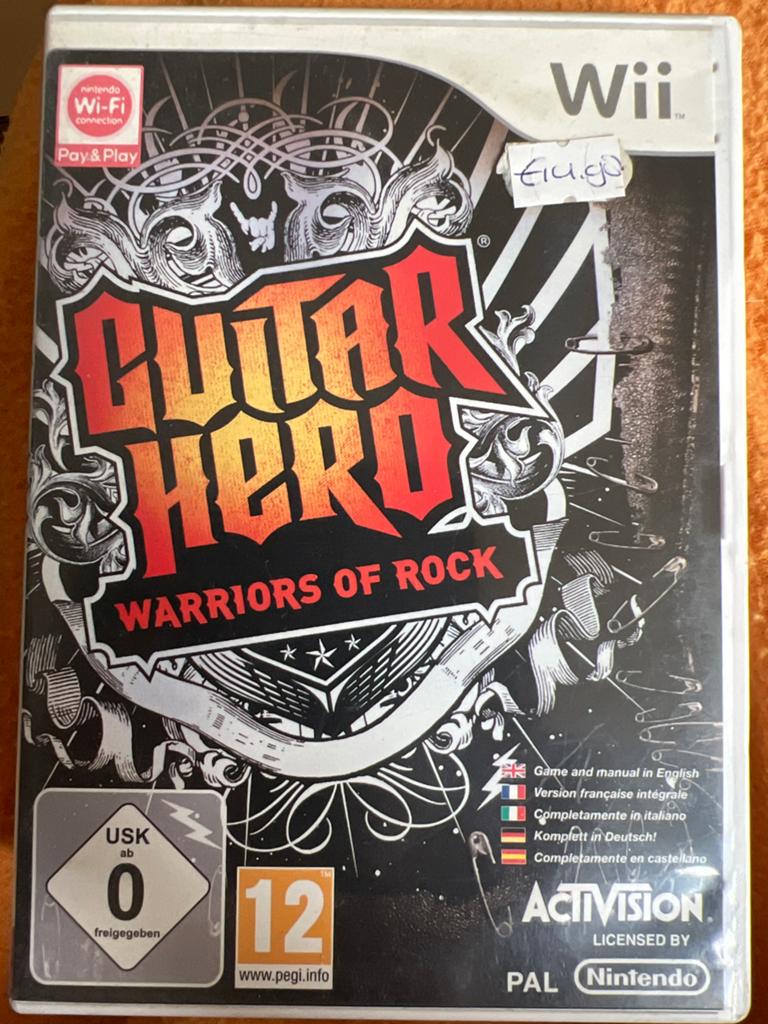 Guitar Hero Warriors of Rock Wii - Rock Game, Spelcomputers en Games, Games | Nintendo Wii, Muziek, Eén computer, Ophalen of Verzenden