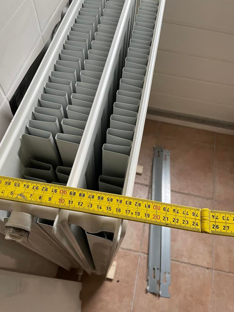 Radiator 3 plaats, Doe-het-zelf en Verbouw, Verwarming en Radiatoren, Ophalen, Gebruikt, Radiator, 30 tot 80 cm