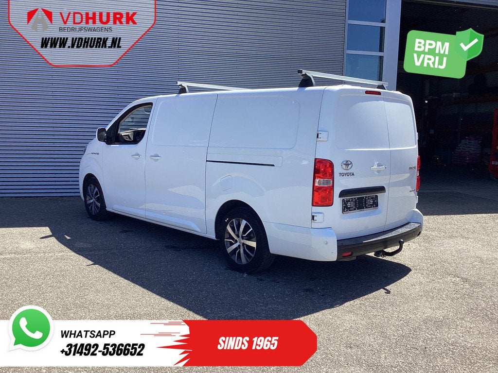 Toyota PROACE Electric Worker L3 75 kWh 345km WLTP 2x Schuif, 136 pk, Gebruikt, 4 cilinders, Leder en Stof