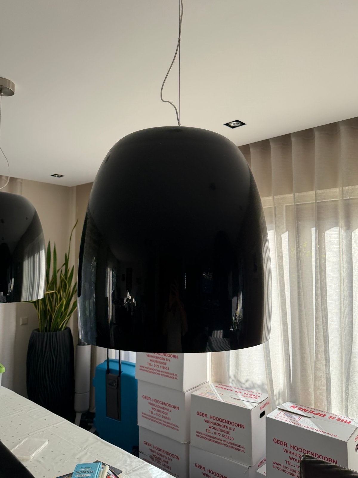 Prandina Notte S7 designlamp - Italiaans design, Huis en Inrichting, Ophalen, Zo goed als nieuw, Metaal, E27 (groot)