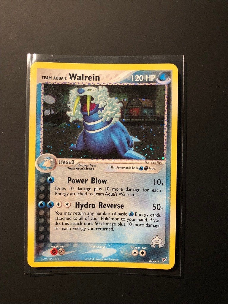 Walrein ex team magma aqua holo, Ophalen of Verzenden, Nieuw, Losse kaart