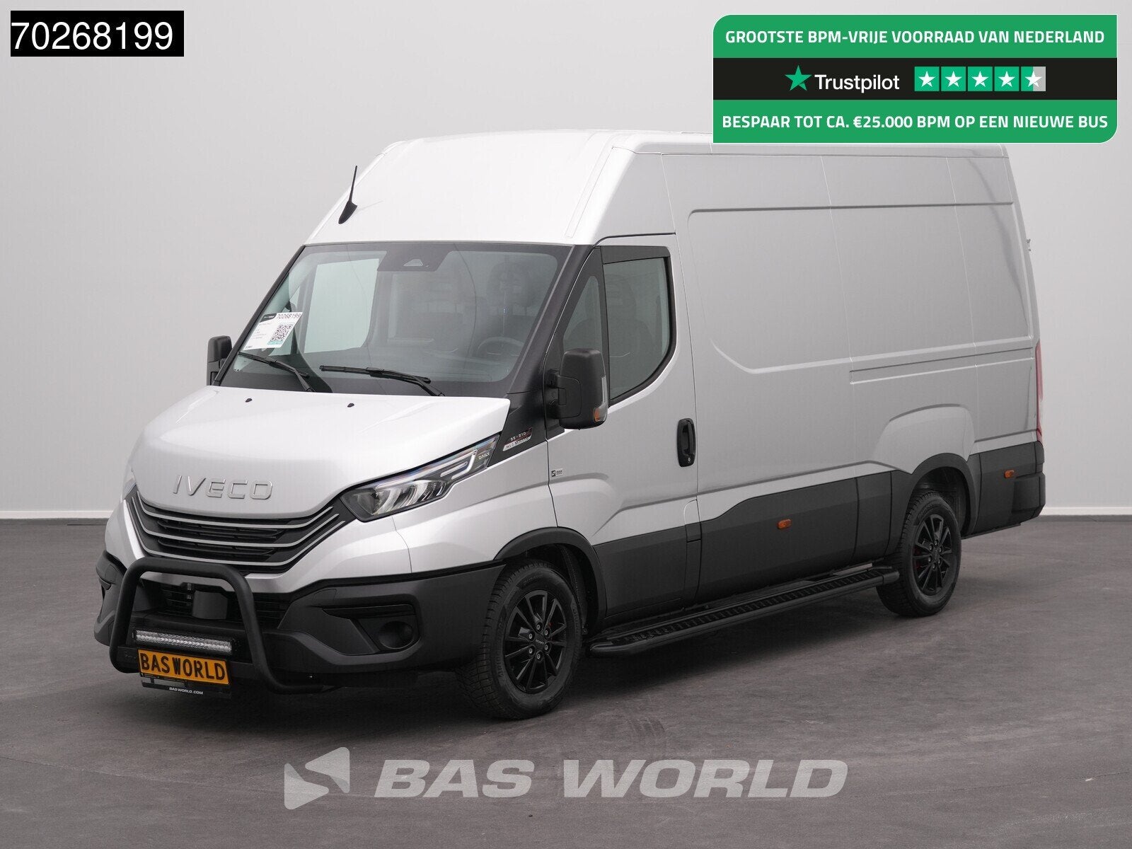 Iveco Daily 35S21 BPM VRIJ! Automaat Black Edition 2025 mode, Auto's, Bestelauto's, Automaat, Stof, Euro 6, 4 cilinders