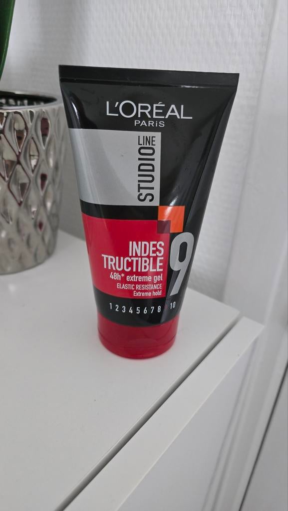 L'Oréal Studio Line Indestructible Gel - Extreme Hold, Ophalen of Verzenden, Nieuw, Gel, Wax, Haarlak of Mousse
