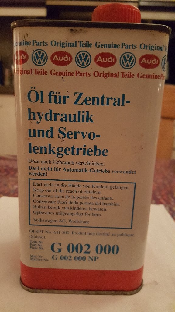 Audi hydrauliek en serve olie, Ophalen of Verzenden, Nieuw
