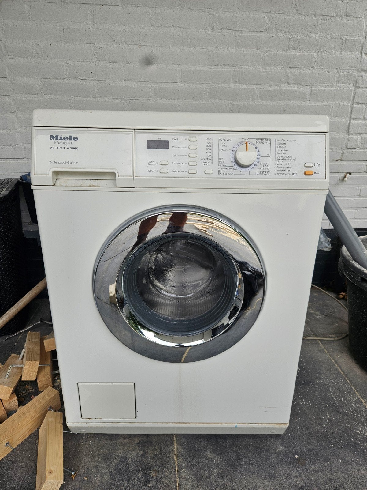 wasmachine miele, Ophalen, Gebruikt, 1200 tot 1600 toeren, 85 tot 90 cm