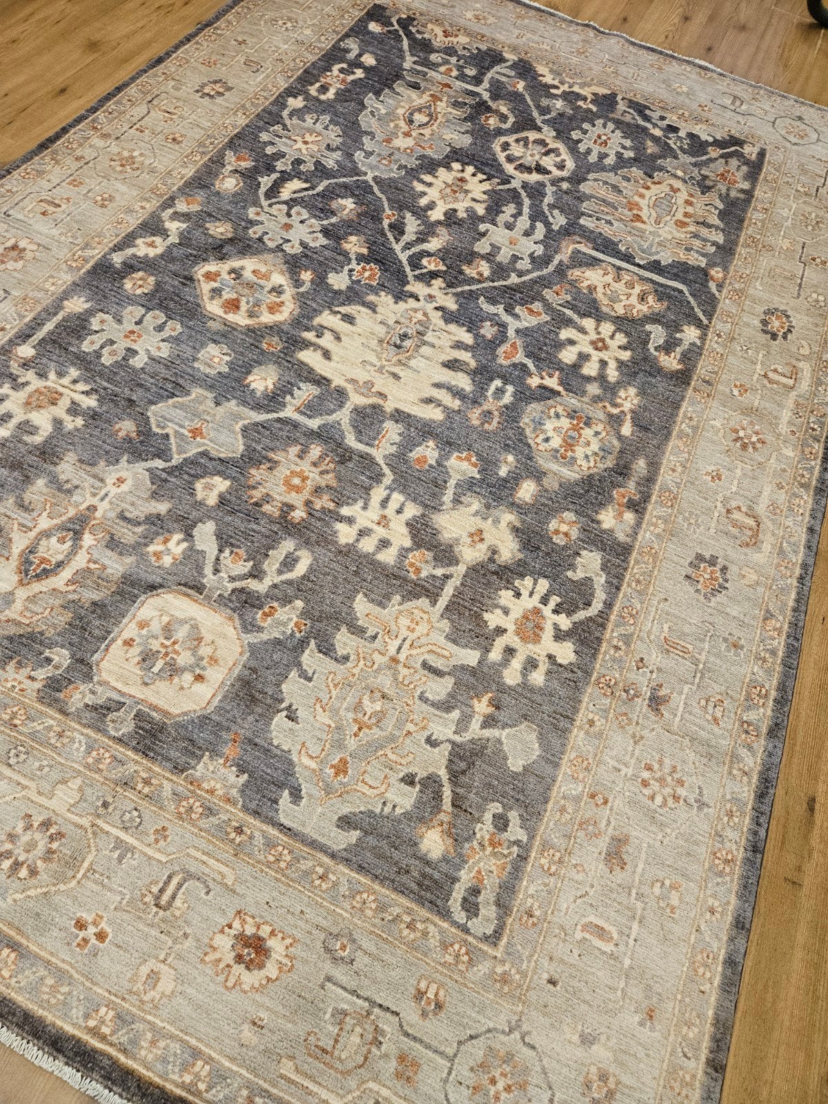 Handgeknoopt oosters tapijt ziegler 299x204, Huis en Inrichting, Stoffering | Tapijten en Kleden, Grijs, Perzisch, Vof Slats Antiek