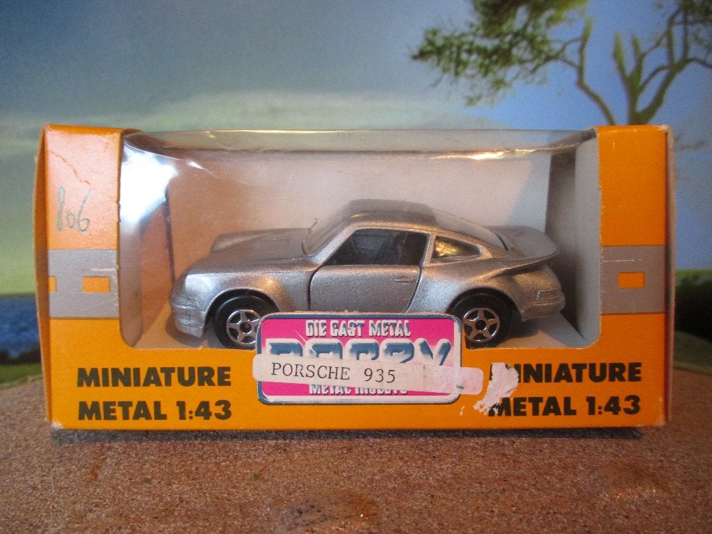 1/43 Porsche 911 RSR - Norev metallic-grijs, Hobby en Vrije tijd, Ophalen of Verzenden, Zo goed als nieuw, Auto, Norev