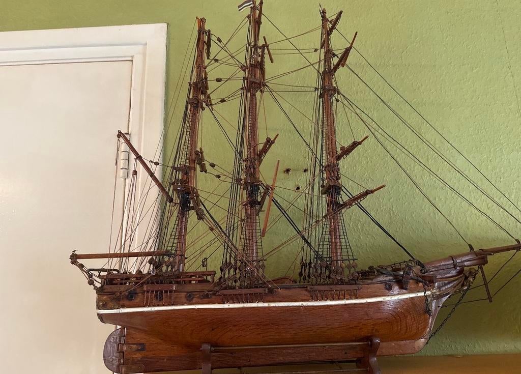 Houten modelbouw schip, Ophalen of Verzenden, Gebruikt, Groter dan 1:32, Overige merken