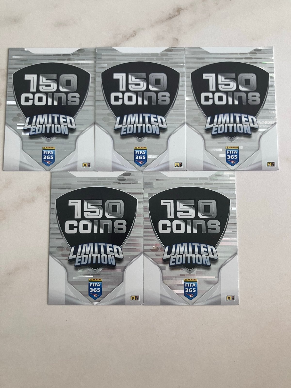 5x FIFA 2026 Limited Edition 150 Coins Kaarten Onbeschadigd, Ophalen of Verzenden, Zo goed als nieuw, Overige sporten, Spelerskaart
