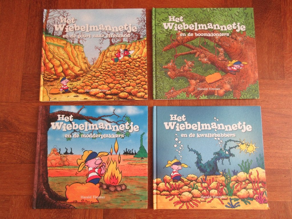 4 x Het Wiebelmannetje, Ophalen of Verzenden, Gelezen, Fictie algemeen