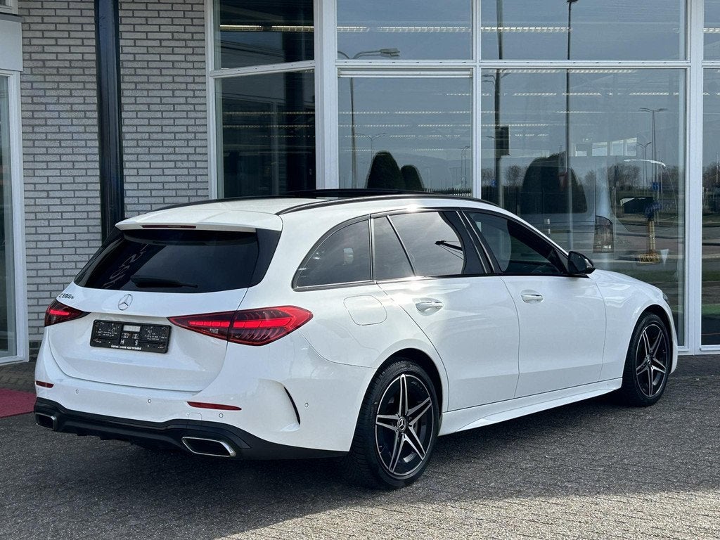 Mercedes-Benz C-klasse Estate 300 e AMG | Rijassistentie+ |, Automaat, 2020 kg, Wit, Plug-in hybride