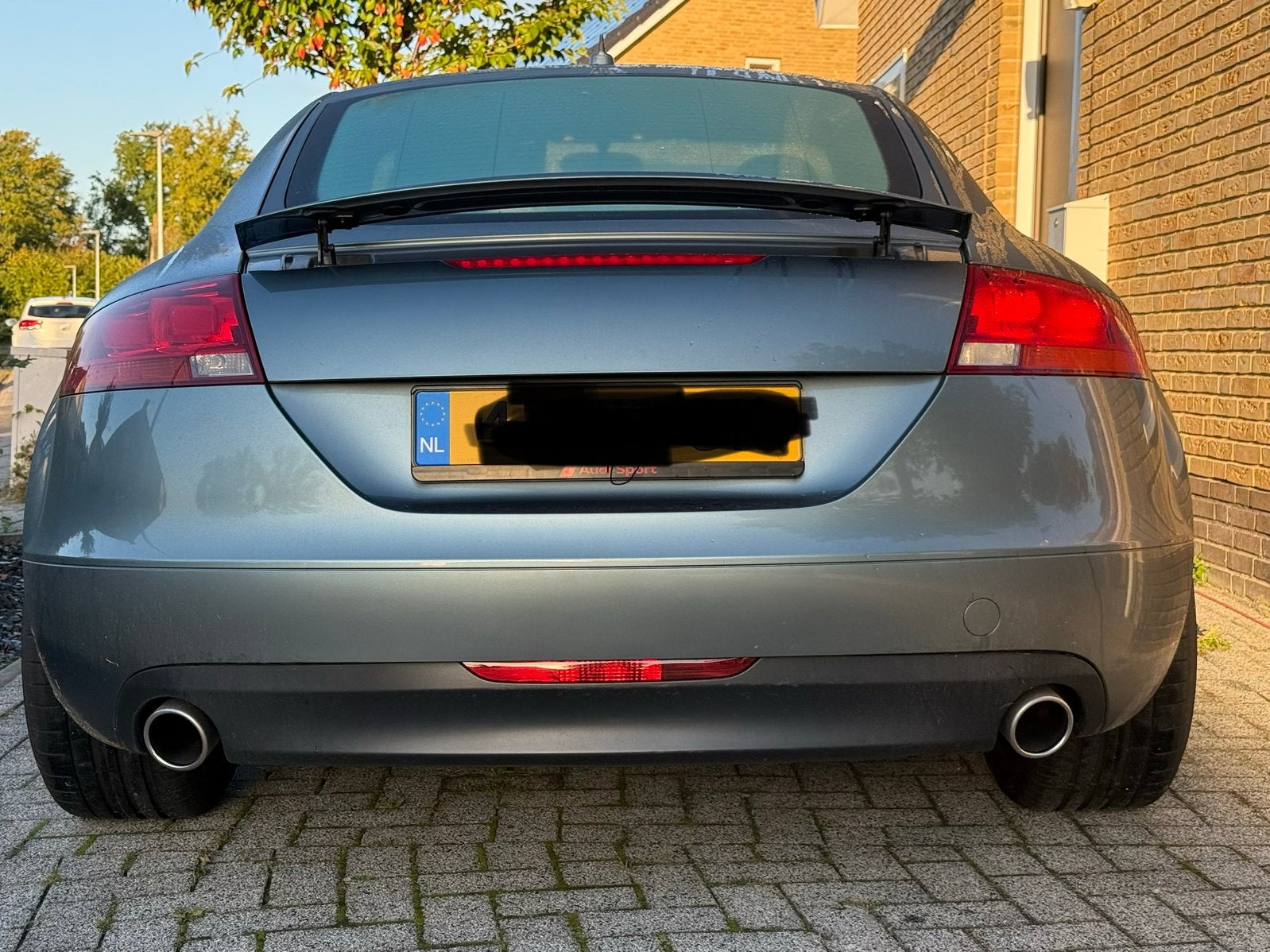 Audi TT 8j achterbumper met diffuser en mistlamp., Ophalen of Verzenden, Voor, Audi, Bumper