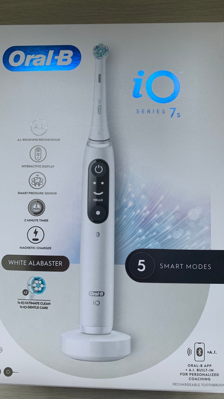 Oral-B iO serie 7s white, Ophalen of Verzenden, Nieuw, Tandenborstel